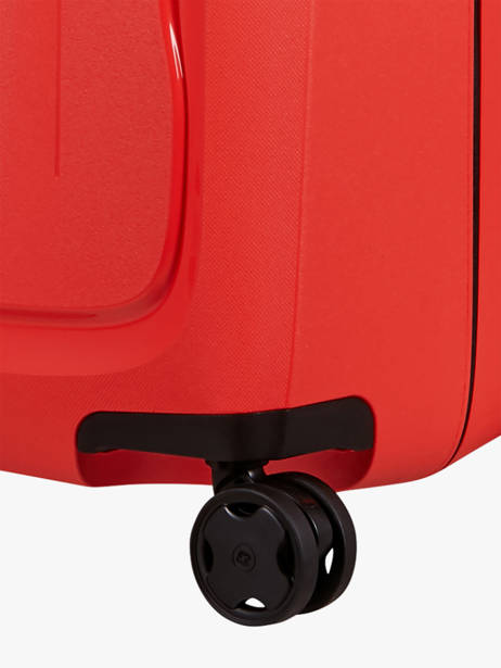 Harde Harde Reiskoffer Essens Samsonite Rood essens 146912 ander zicht 2